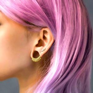 Ask & Embla Titanium Classic Ring Stack Gold 16g